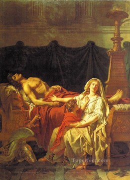  louis pintura art%c3%adstica - Andrómaca Luto Héctor cgf Neoclasicismo Jacques Louis David